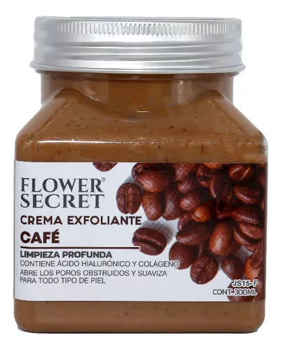 Crema Exfoliante de Café Flower Secret Cocoa®