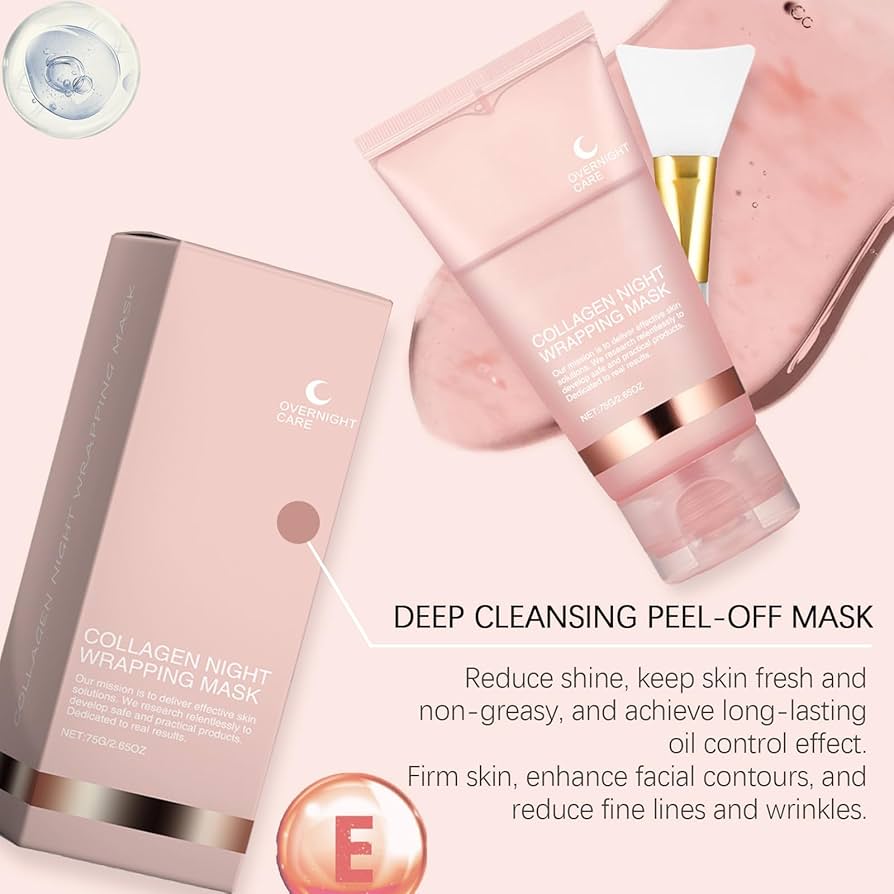 Mascarilla facial Nocturna de Colageno Hoygi- SkinCare Coreano