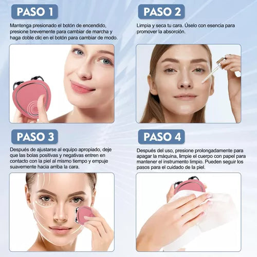 Masajeador Microcorriente PowerGlow Massage® +serum flower de regalo